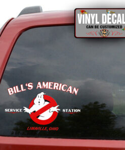 Personalized Ghostbusters Hot Rod Sticker 11407