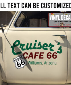 Personalized Route 66 Sticker 11365