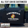 Personalized Grumy Welding Sticker 10984