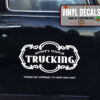Personalized Rusty Balls Trucking Sticker 11663