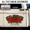 Personalized Rusty Nuts Hot Rod Sticker 11558