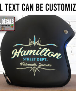 Personalized Hand Paint Street Rod Lettering Sticker 12075