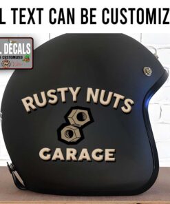 Personalized Rusty Nutz Garage Sticker 12039