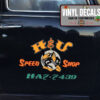 Personalized Heckle And Jeckle Hot Rod Sticker 11478