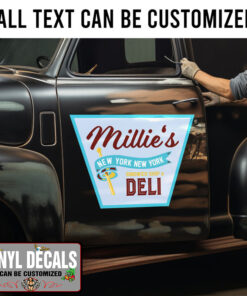 Personalized Sandwich Shop Deli Sticker 11656