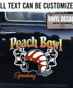 Personalized Helmet Checker Flag Lettering Vinyl Sticker 10498