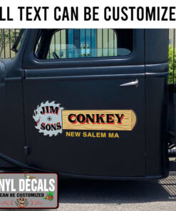 Personalized Saw Lettering For Woodworker Vinyl Sticker 10623