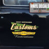 Personalized Hot Rod And Muscle Car Restorations Sticker 11970