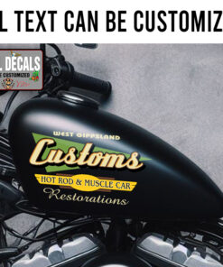 Personalized Hot Rod And Muscle Car Restorations Sticker 11970