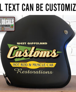 Personalized Hot Rod And Muscle Car Restorations Sticker 11970