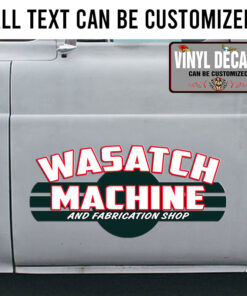 Personalized Simple Lettering For Fabrication Vinyl Sticker 10601