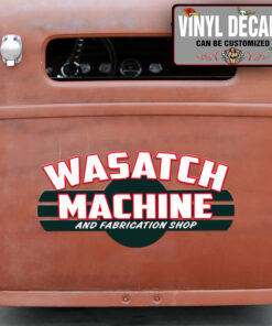 Personalized Simple Lettering For Fabrication Vinyl Sticker 10601