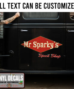 Personalized Simple Lettering Sticker 11670