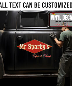 Personalized Simple Lettering Sticker 11670