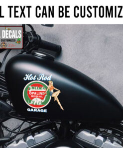 Personalized Sinclair And Pinup Girl Lettering Sticker 11886