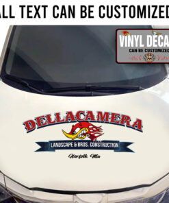 Personalized Hot Rod Bird Car Lettering Vinyl Sticker 10687