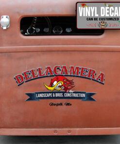 Personalized Hot Rod Bird Car Lettering Vinyl Sticker 10687