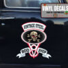 Personalized Skull And Wrench V8 Sticker 10986