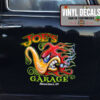 Personalized Hot Rod Bird Pinstriing Lettering Vinyl Sticker 10553