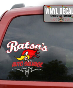 Personalized Hot Rod Bird Pinstriping Lettering Sticker 10956