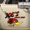Personalized Hot Rod Bird Speed Shop Vinyl Sticker 10851