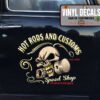 Personalized Hot Rod Classic Car Door Sticker 11251