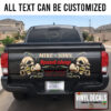 Personalized Skull Pinstriping Truck Tailgate Decals 11134