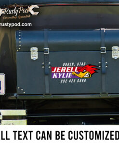 Personalized Hot Rod Duck Car Doorsticker 11196