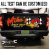 Personalized Hot Rod Duck Garage Truck Tailgate Decals 11129