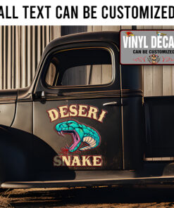 Personalized Snake Lettering Sticker 11854