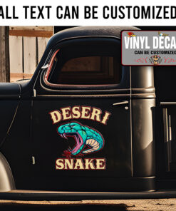 Personalized Snake Lettering Sticker 11854