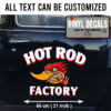 Personalized Hot Rod Factory Hot Rod Bird Kustom Kulture Vinyl Sticker 10197