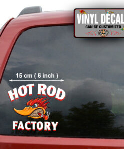 Personalized Hot Rod Factory Hot Rod Bird Kustom Kulture Vinyl Sticker 10197
