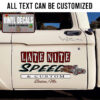 Personalized Speed And Custom Rat Rod Sticker 11862