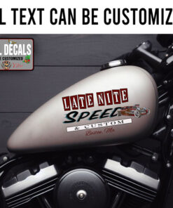 Personalized Speed And Custom Rat Rod Sticker 11862