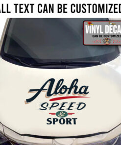 Personalized Speed And Sport Sticker 11010