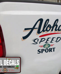 Personalized Speed And Sport Sticker 11010