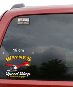 Personalized Speed Bird Hot Rod Vinyl Sticker 09616