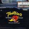 Personalized Hot Rod Garage Hot Rod Bird Rat Rod Vinyl Sticker 10194