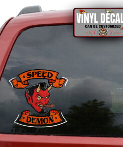 Personalized Speed Demon Sticker 10914