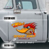 Personalized Hot Rod Garage Speed Shop Vinyl Sticker 09649
