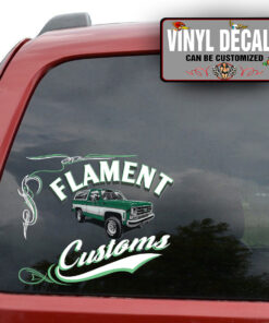 Personalized Hot Rod Garage Custom Sticker 11028