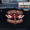 Personalized Speed Shop Flying Piston Sticker 11354