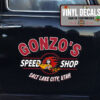 Personalized Speed Shop Hot Rod Art Sticker 11454
