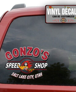 Personalized Speed Shop Hot Rod Art Sticker 11454