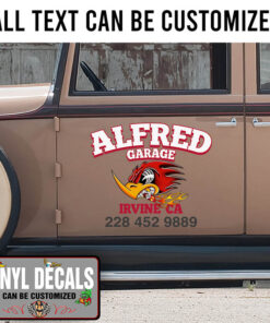 Personalized Speed Shop Mr Horsepower Sticker 11180