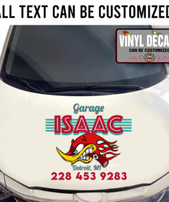 Personalized Speed Shop Mr Horsepower Sticker 11186