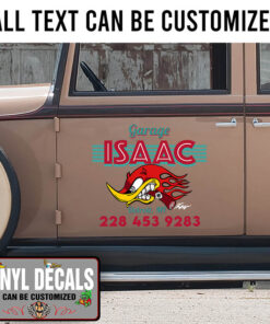 Personalized Speed Shop Mr Horsepower Sticker 11186