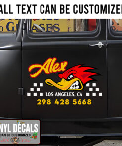 Personalized Speed Shop Mr Horsepower Sticker 11232