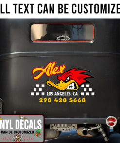 Personalized Speed Shop Mr Horsepower Sticker 11232